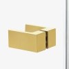 NEW TRENDY Kabina prysznicowa drzwi podwójne uchylne AVEXA GOLD BRUSHED 80x80x200 EXK-1776